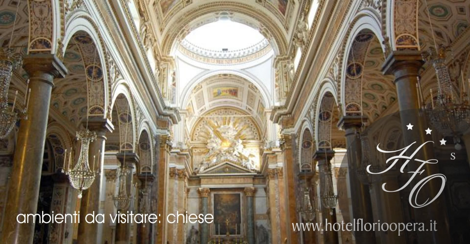 Ambienti da visitare:  Chiesa di Sant'Ignazio all'Olivella