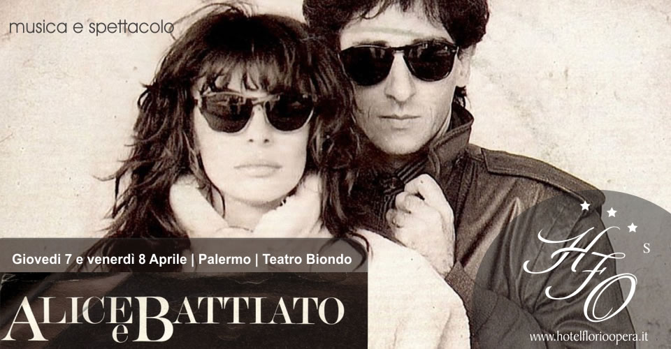 Franco Battiato e Alice a Palermo